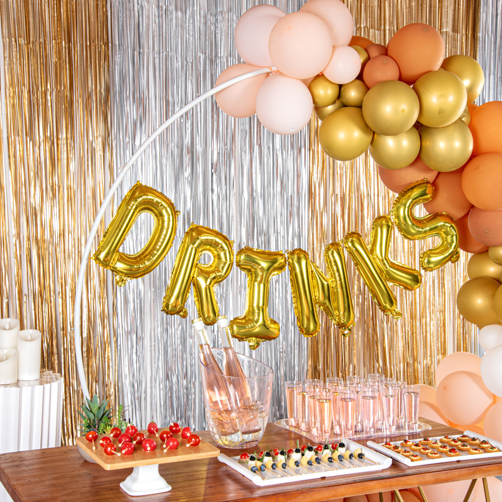 Balloonify Gold Mylar Letter I Balloon - 16" - 1 count box