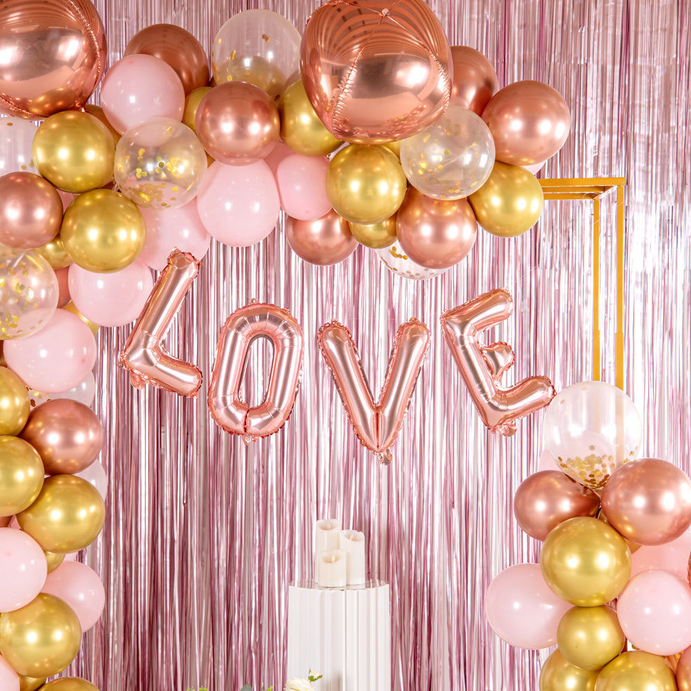 Balloonify Rose Gold Mylar Letter L Balloon - 16" - 1 count box