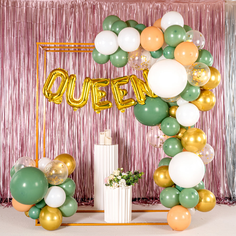 Balloonify Gold Mylar Letter N Balloon - 16" - 1 count box