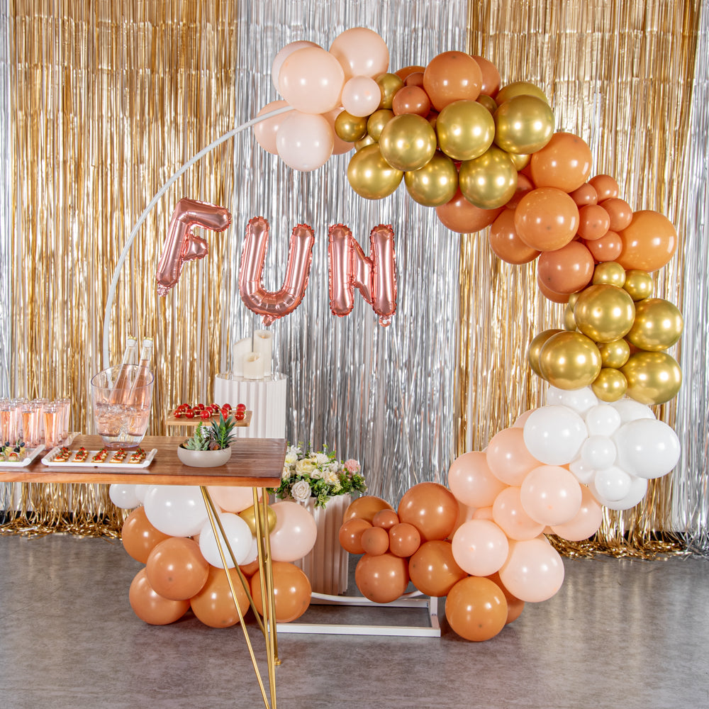 Balloonify Rose Gold Mylar Letter N Balloon - 16" - 1 count box