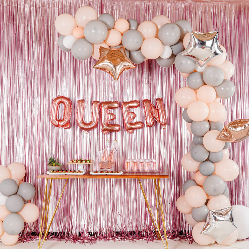 Balloonify Rose Gold Mylar Letter N Balloon - 16" - 1 count box