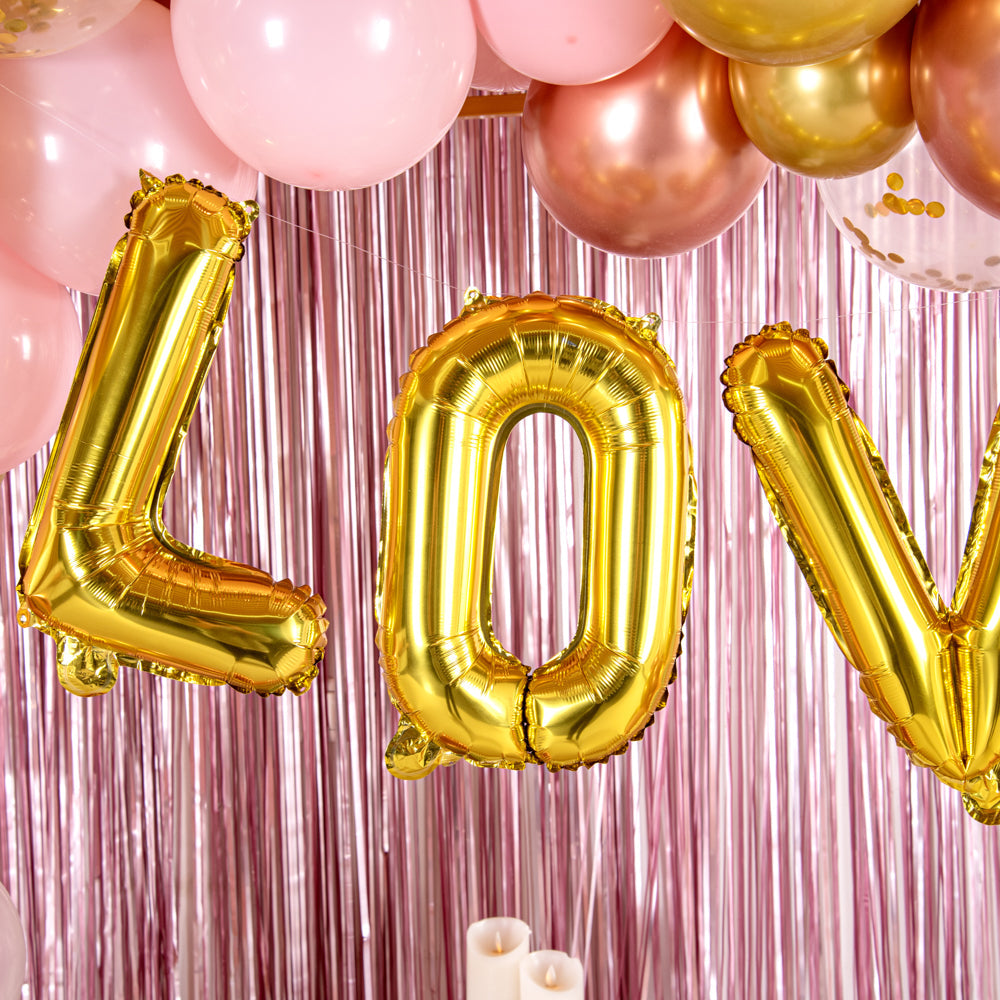 Balloonify Gold Mylar Letter O Balloon - 16" - 1 count box