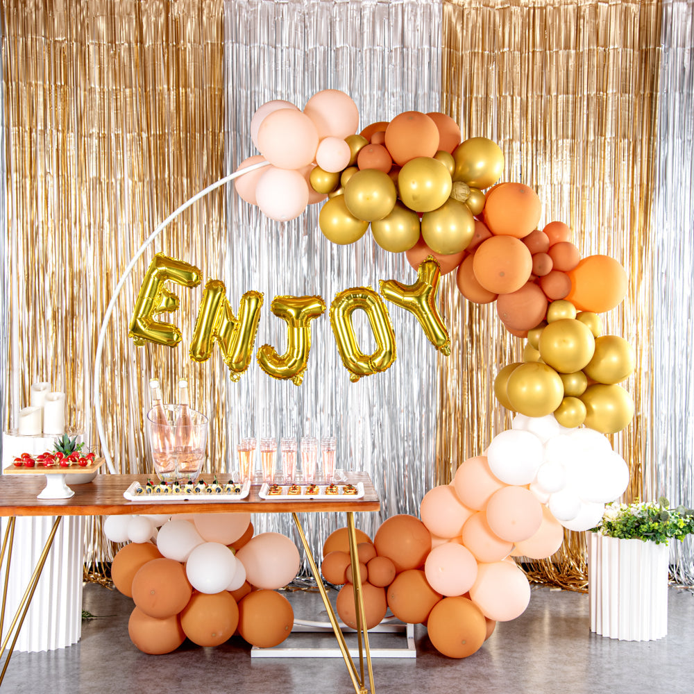 Balloonify Gold Mylar Letter O Balloon - 16" - 1 count box