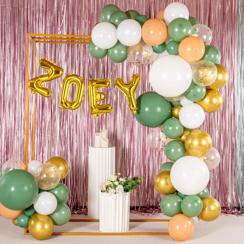 Balloonify Gold Mylar Letter O Balloon - 16" - 1 count box