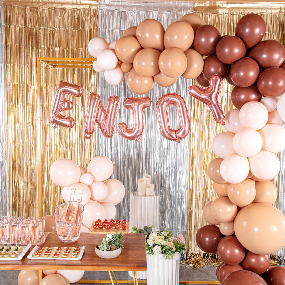 Balloonify Rose Gold Mylar Letter O Balloon - 16" - 1 count box