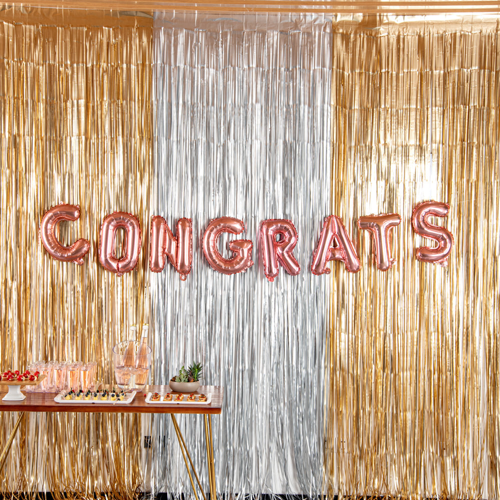 Balloonify Rose Gold Mylar Letter S Balloon - 16" - 1 count box