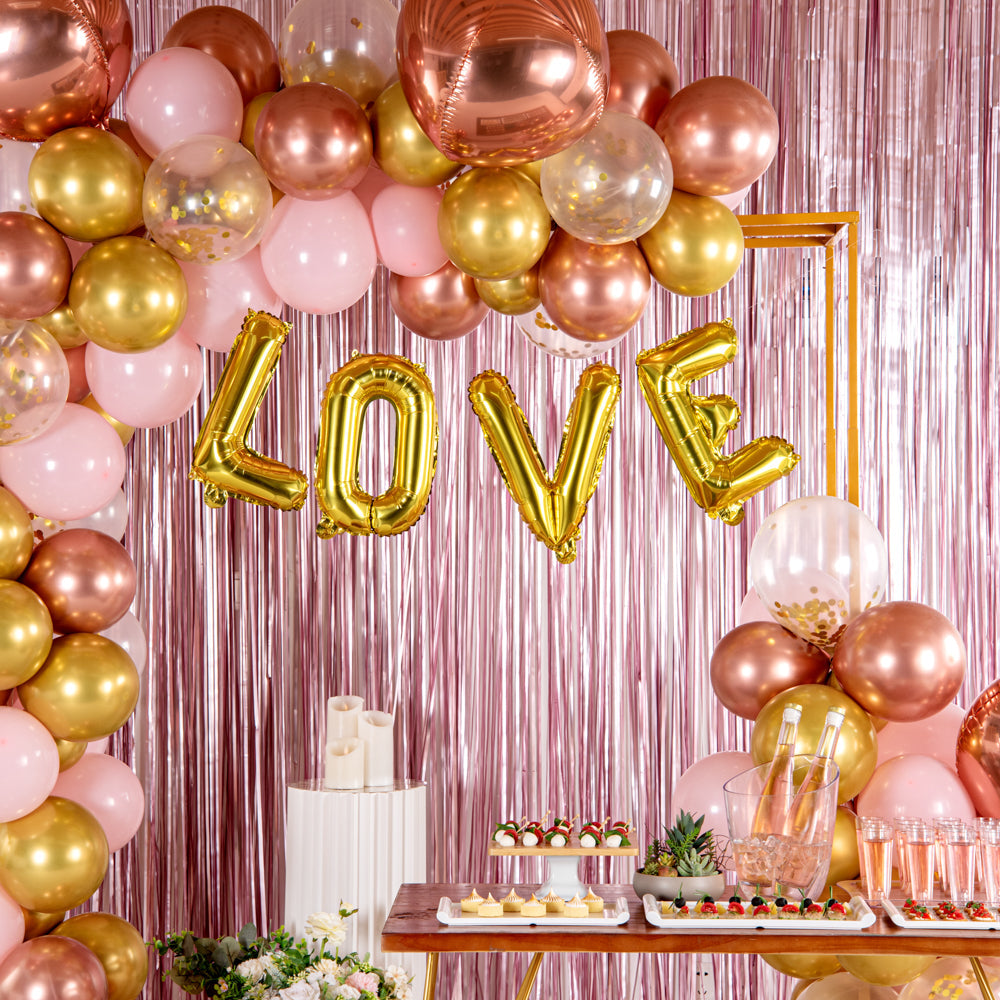 Balloonify Gold Mylar Letter V Balloon - 16" - 1 count box