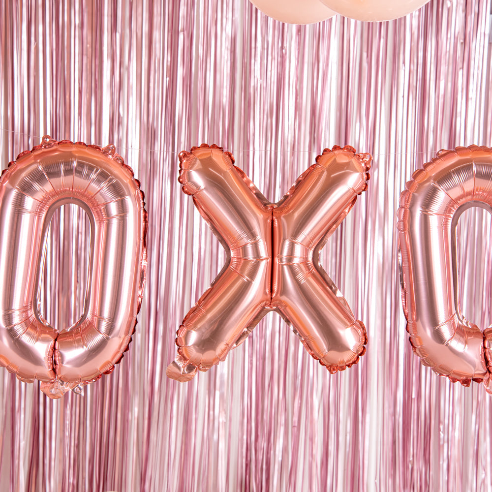Balloonify Rose Gold Mylar Letter X Balloon - 16" - 1 count box