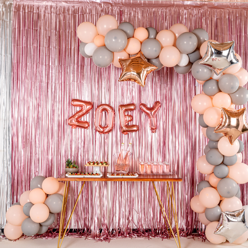 Balloonify Rose Gold Mylar Letter Z Balloon - 16" - 1 count box