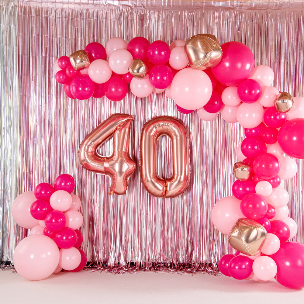 Balloonify Rose Gold Mylar Number 0 Balloon - 40" - 1 count box