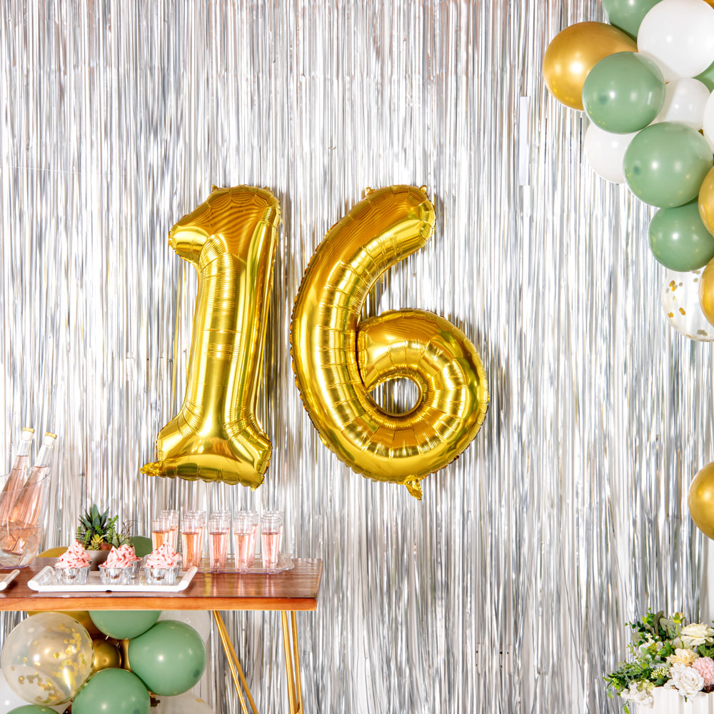 Balloonify Gold Mylar Number 1 Balloon - 40" - 1 count box