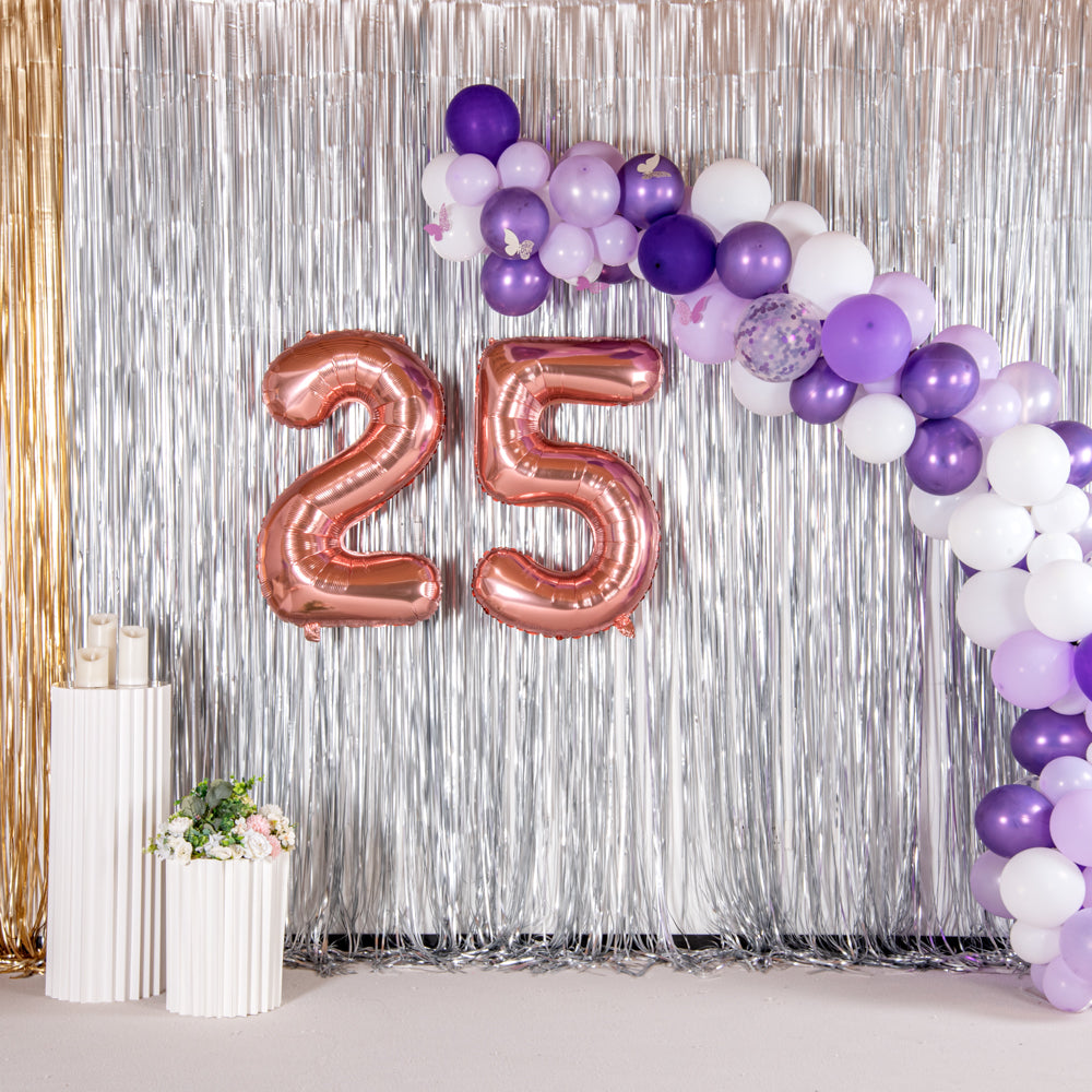 Balloonify Rose Gold Mylar Number 5 Balloon - 40" - 1 count box