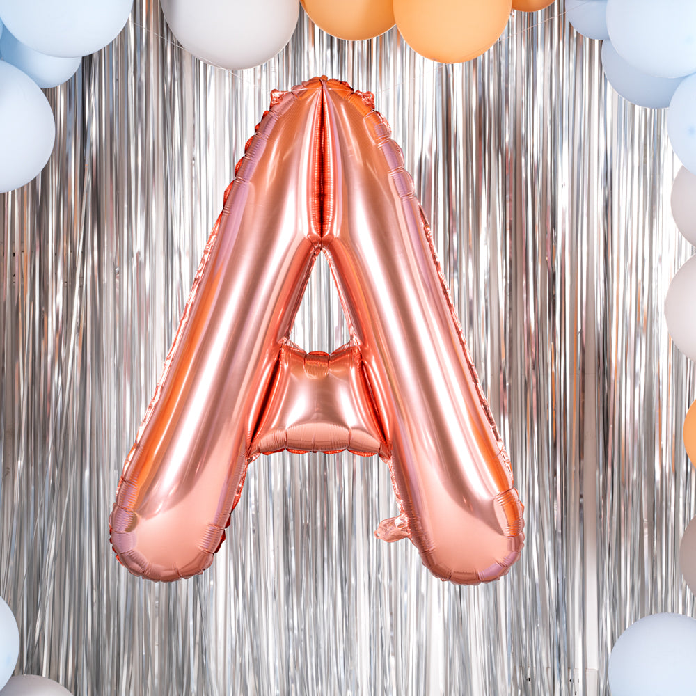 Balloonify Rose Gold Mylar Letter A Balloon - 40" - 1 count box