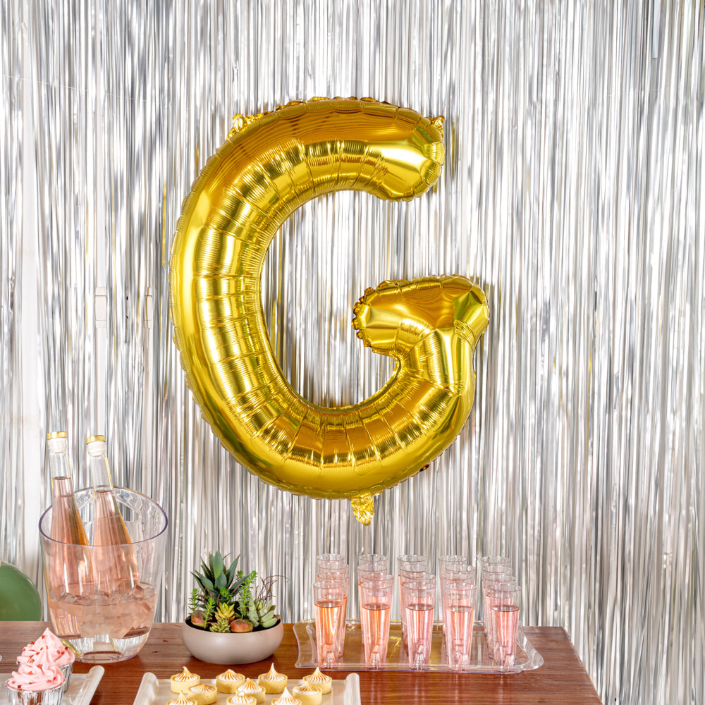Balloonify Gold Mylar Letter G Balloon - 40" - 1 count box
