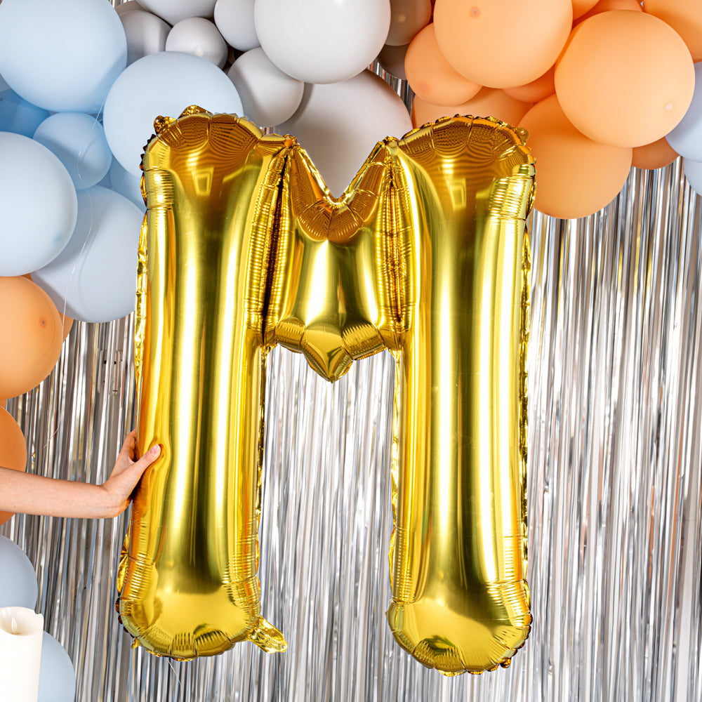 Balloonify Gold Mylar Letter M Balloon - 40" - 1 count box