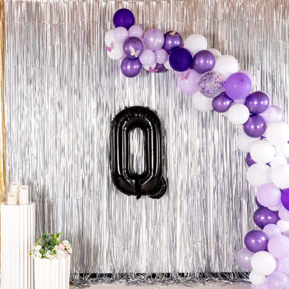 Balloonify Black Mylar Letter Q Balloon - 40" - 1 count box
