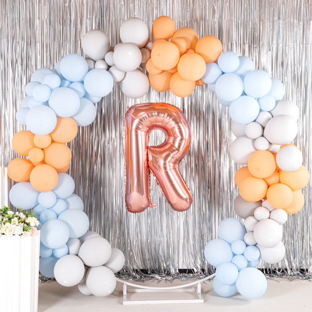 Balloonify Rose Gold Mylar Letter R Balloon - 40" - 1 count box