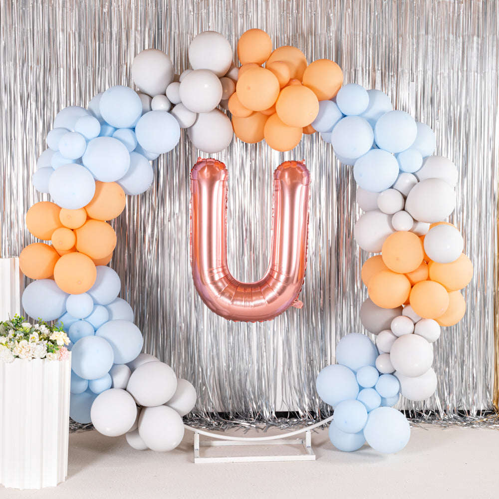 Balloonify Rose Gold Mylar Letter U Balloon - 40" - 1 count box