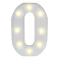 Illumify White LED Marquee Letter O Sign - 8 3/4" - 1 count box