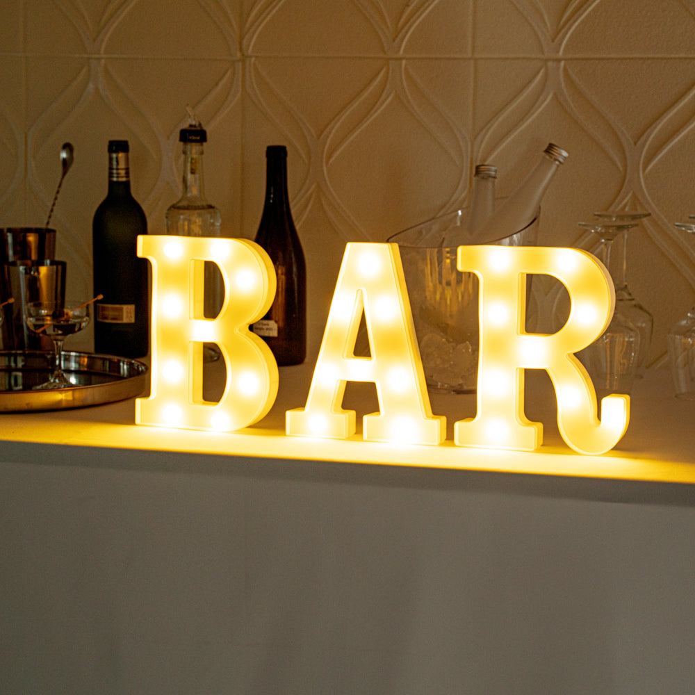Illumify White LED Marquee Letter R Sign - 8 3/4" - 1 count box