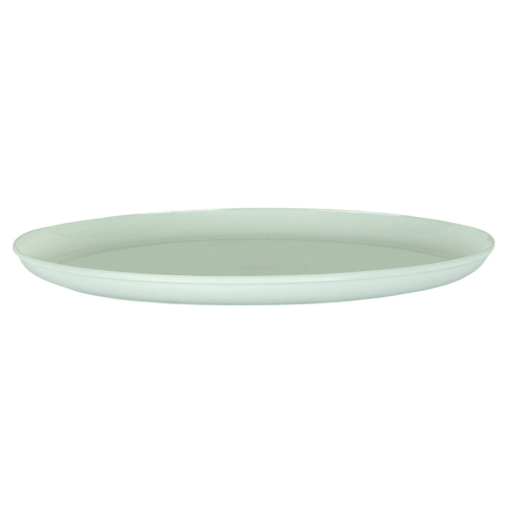 Moderna Round Mint Green Plastic Plate - 8 1/2" x 8 1/2" x 1/2" - 40 count box