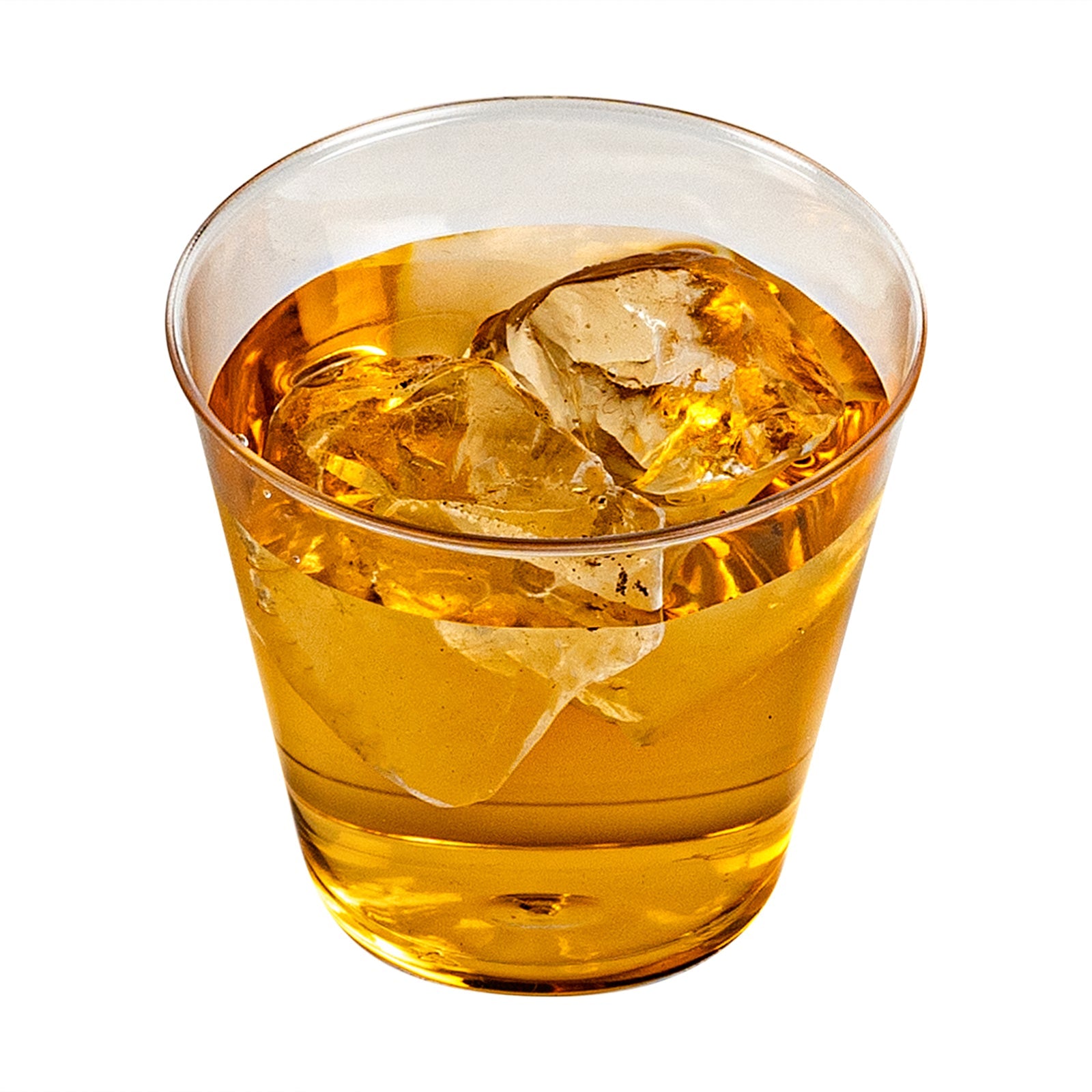 Chef 101 1 oz Clear Plastic Shot Glass - 1 3/4" x 1 3/4" x 1 1/2" - 50 count box