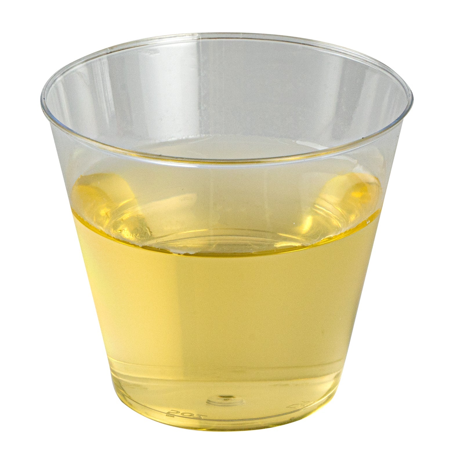 Chef 101 5 oz Clear Plastic Tumbler - 2 3/4" x 2 3/4" x 2 1/4" - 500 count box