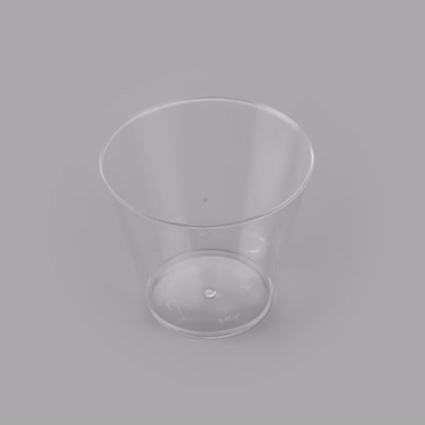 Chef 101 5 oz Clear Plastic Tumbler - 2 3/4" x 2 3/4" x 2 1/4" - 500 count box