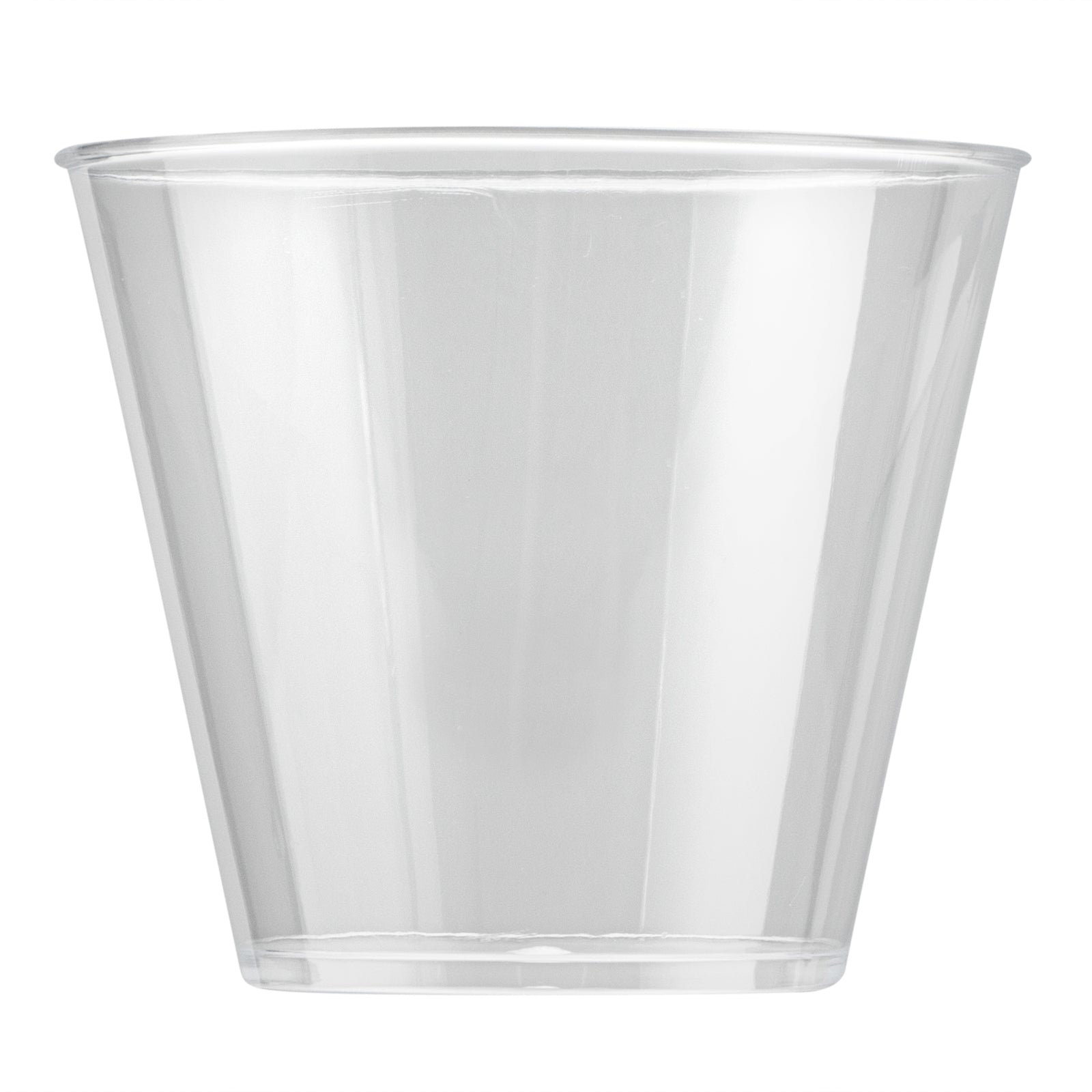 Chef 101 5 oz Clear Plastic Tumbler - 2 3/4" x 2 3/4" x 2 1/4" - 500 count box