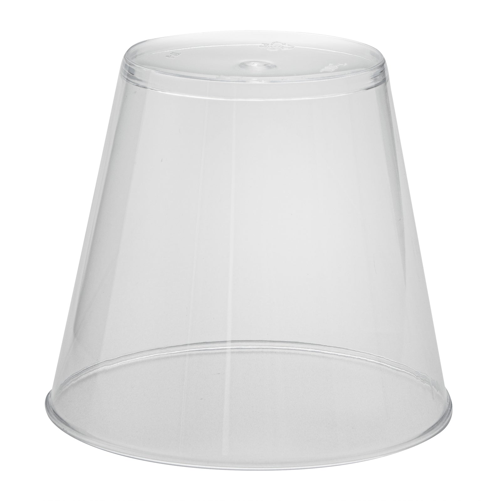 Chef 101 5 oz Clear Plastic Tumbler - 2 3/4" x 2 3/4" x 2 1/4" - 500 count box
