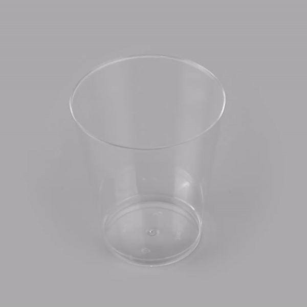 Chef 101 7 oz Clear Plastic Tumbler - 2 3/4" x 2 3/4" x 3 1/4" - 20 count box