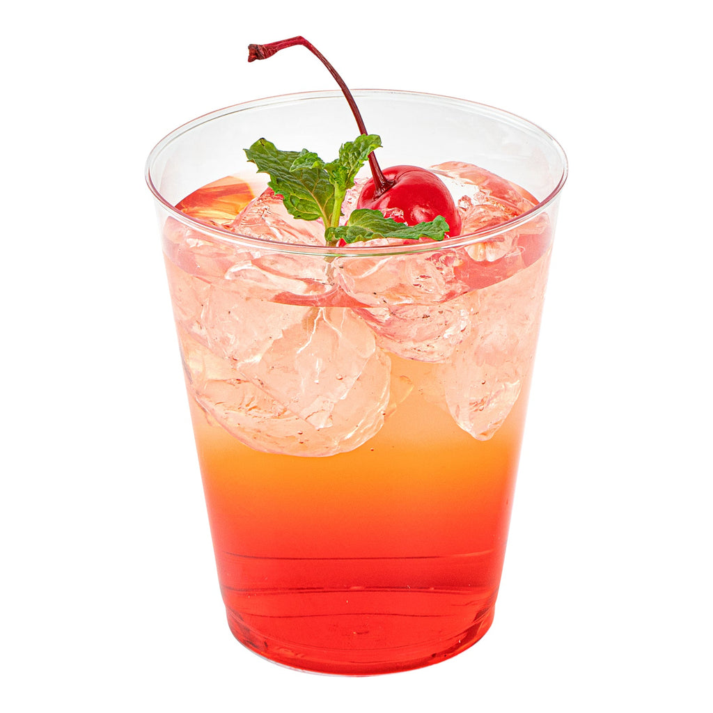 Chef 101 8 oz Clear Plastic Tumbler - 3" x 3" x 3 1/4" - 500 count box