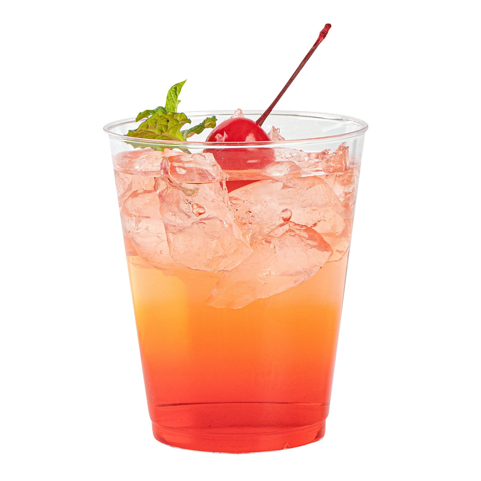 Chef 101 8 oz Clear Plastic Tumbler - 3" x 3" x 3 1/4" - 500 count box