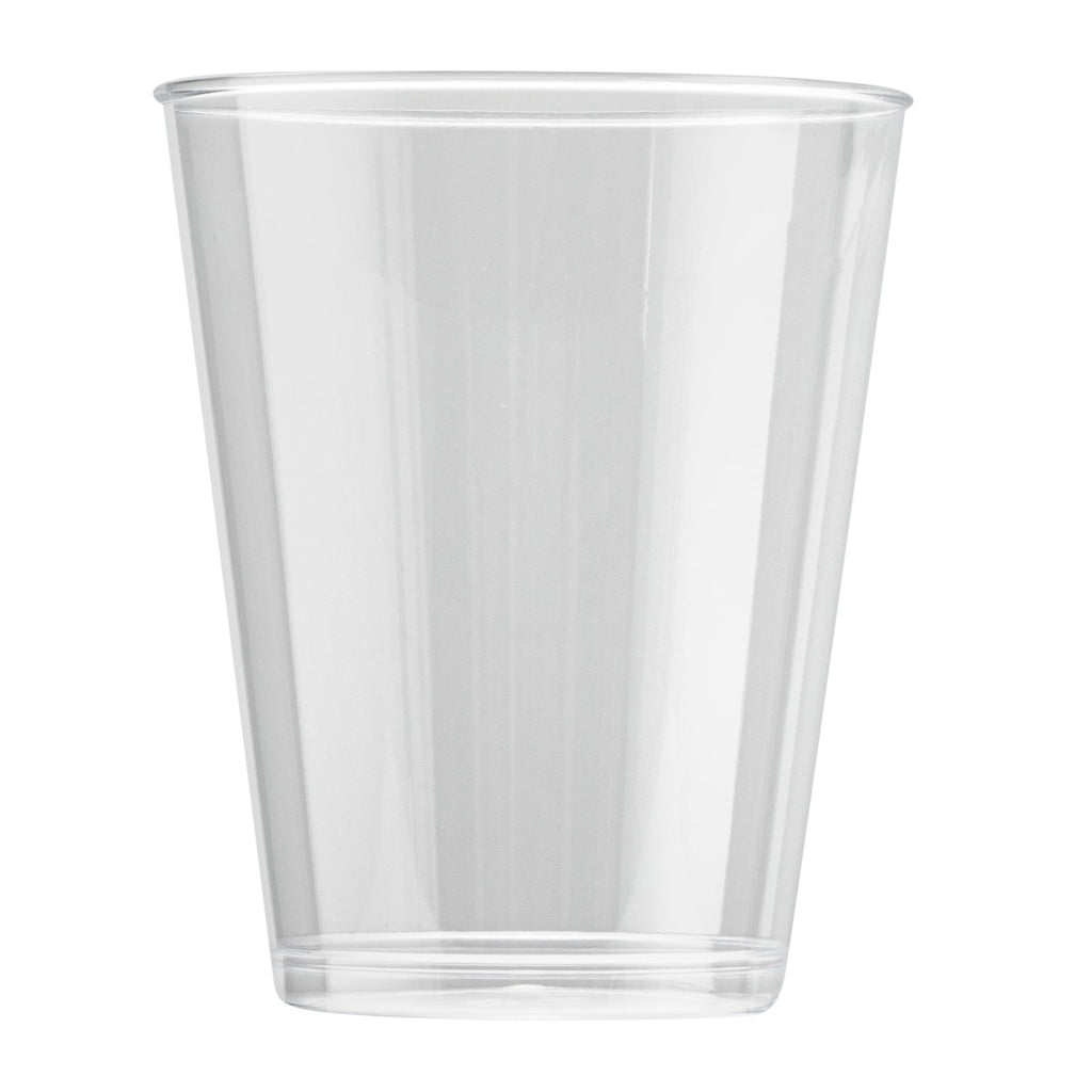 Chef 101 8 oz Clear Plastic Tumbler - 3" x 3" x 3 1/4" - 500 count box