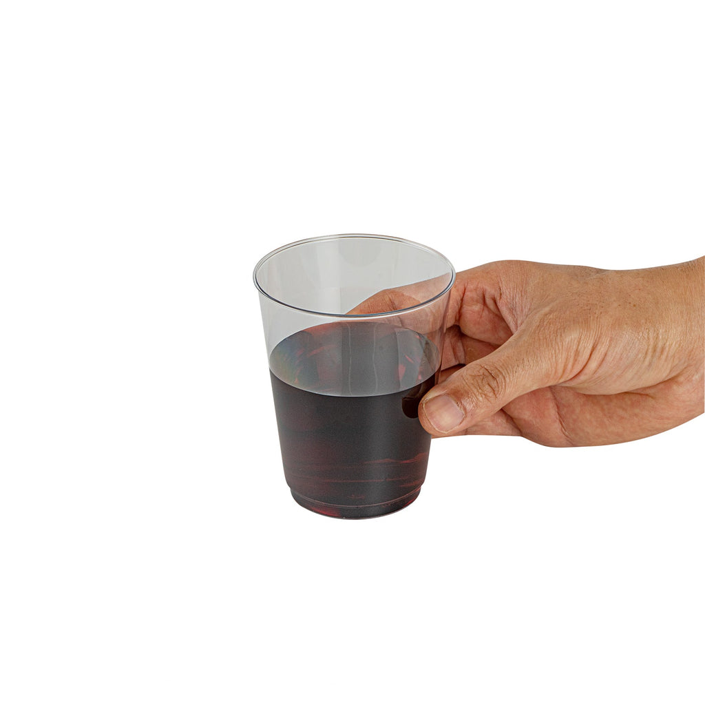 Chef 101 10 oz Clear Plastic Tumbler - 3" x 3" x 3 3/4" - 500 count box