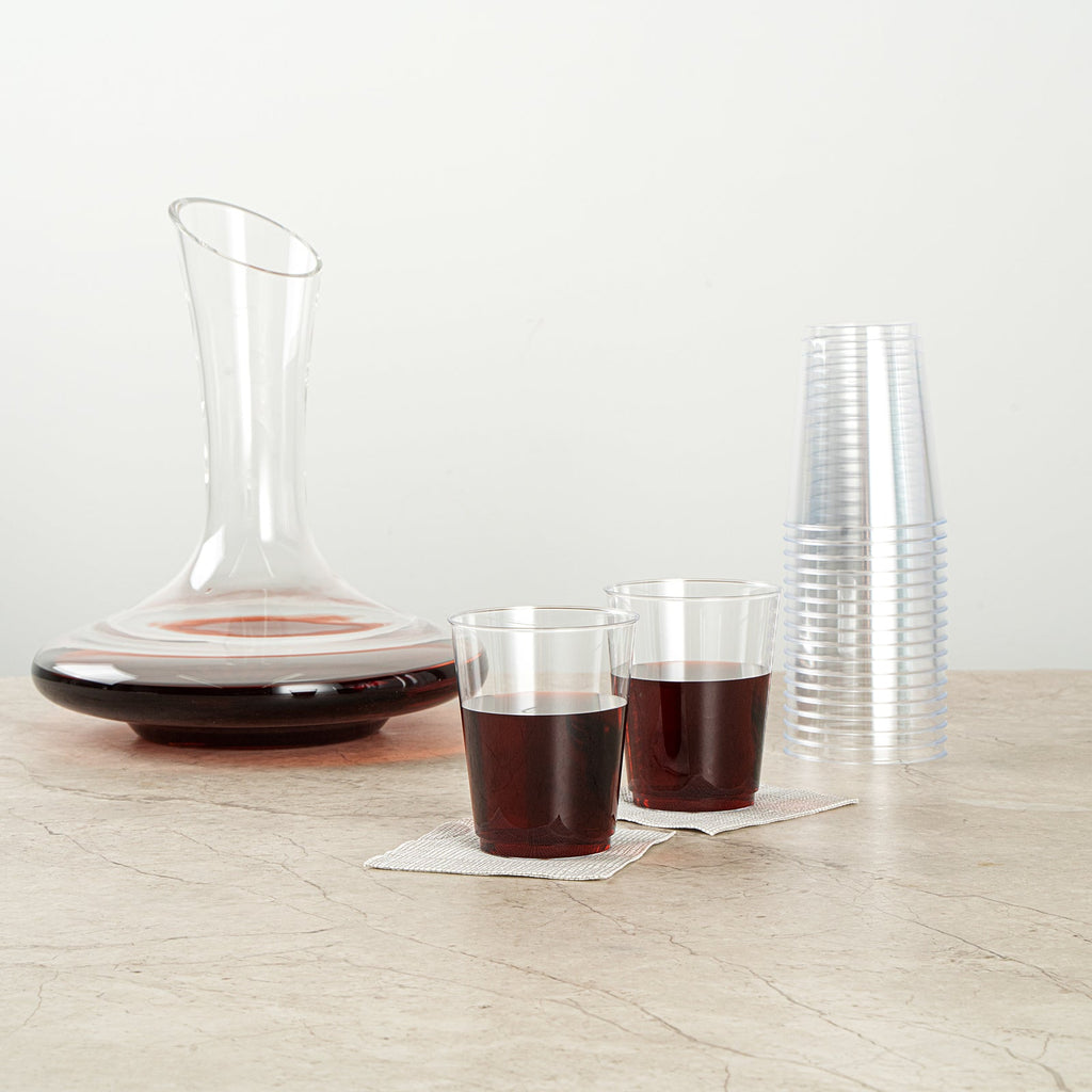 Chef 101 10 oz Clear Plastic Tumbler - 3" x 3" x 3 3/4" - 500 count box