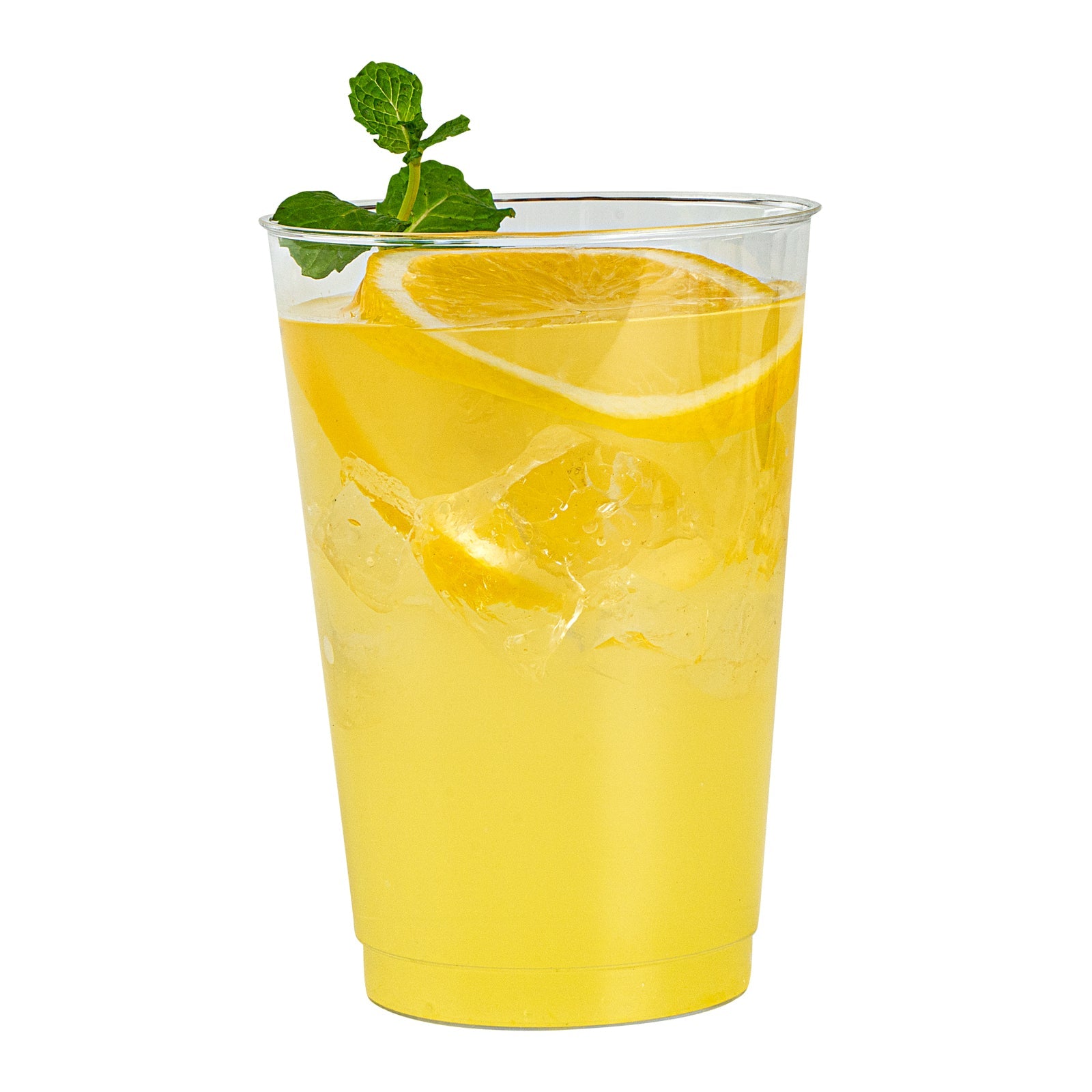 Chef 101 12 oz Clear Plastic Tumbler - 3" x 3" x 4 1/4" - 20 count box