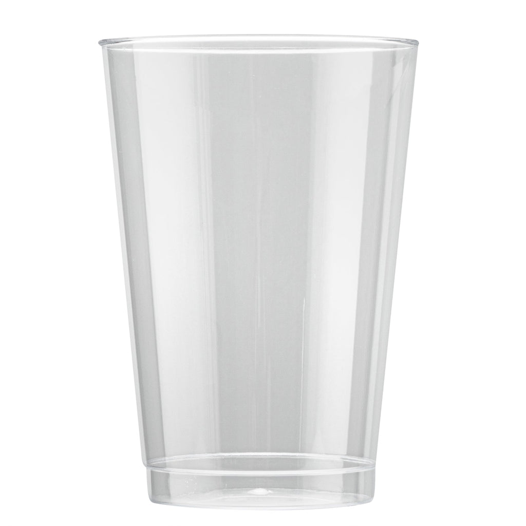 Chef 101 12 oz Clear Plastic Tumbler - 3" x 3" x 4 1/4" - 20 count box