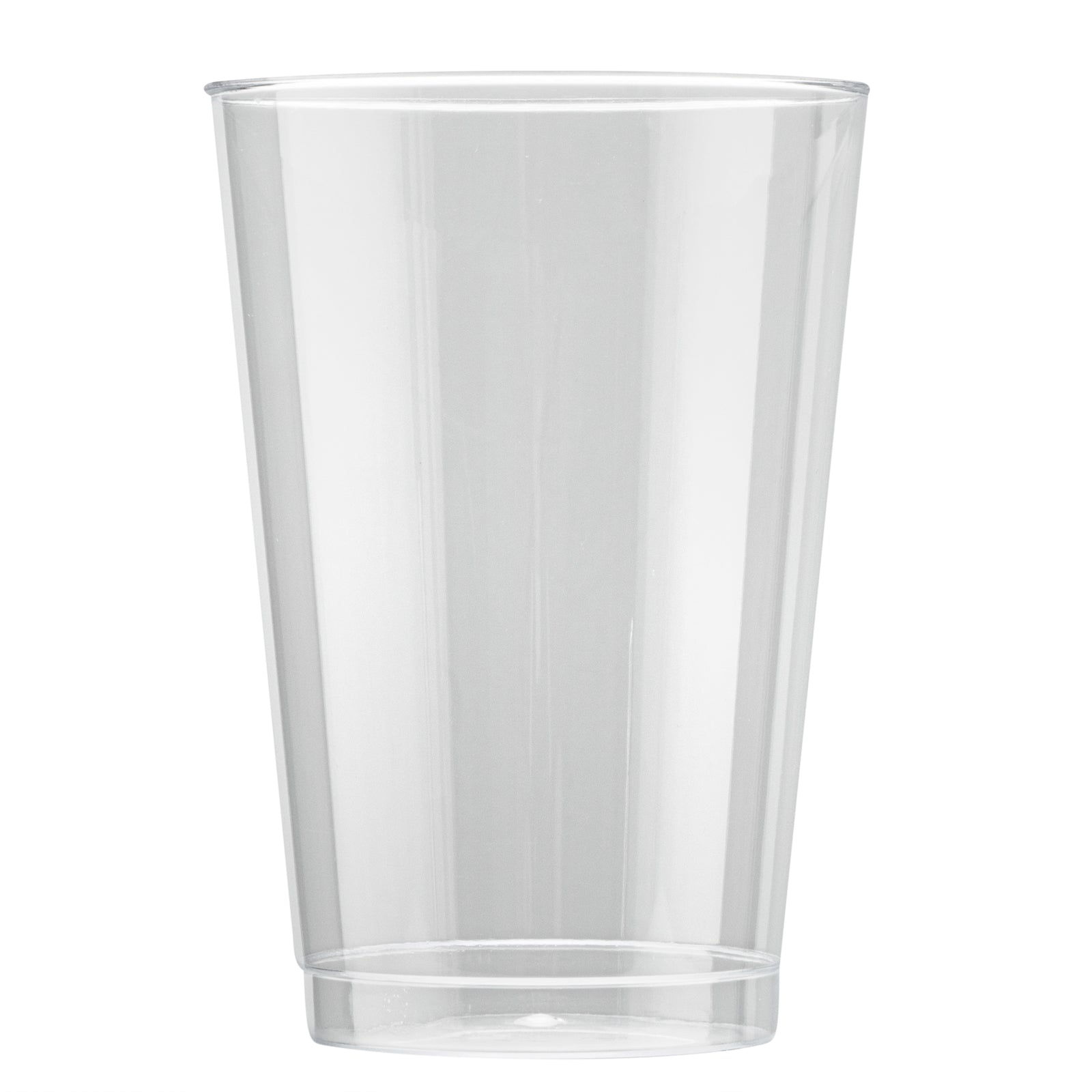 Chef 101 12 oz Clear Plastic Tumbler - 3" x 3" x 4 1/4" - 20 count box