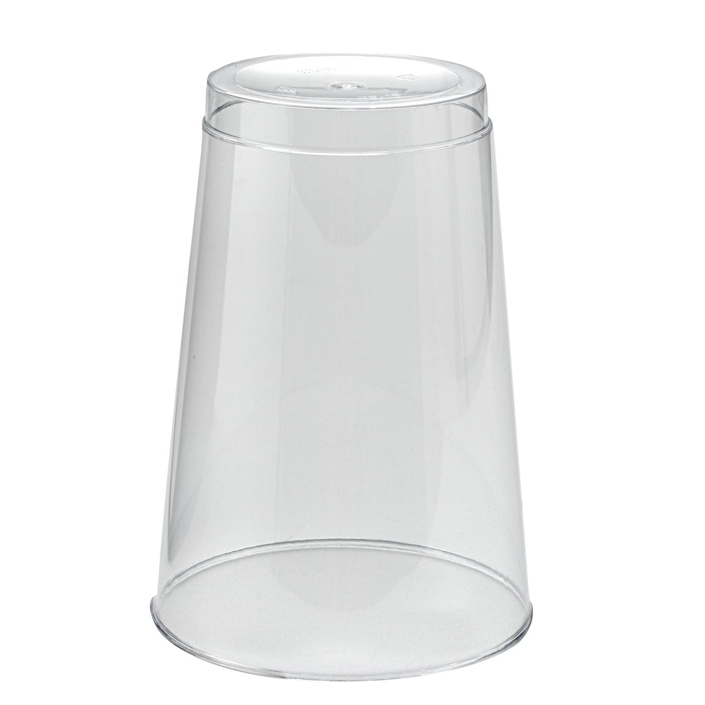 Chef 101 12 oz Clear Plastic Tumbler - 3" x 3" x 4 1/4" - 20 count box