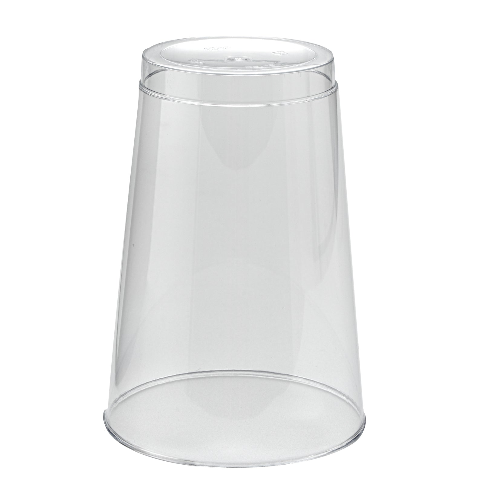 Chef 101 12 oz Clear Plastic Tumbler - 3" x 3" x 4 1/4" - 20 count box