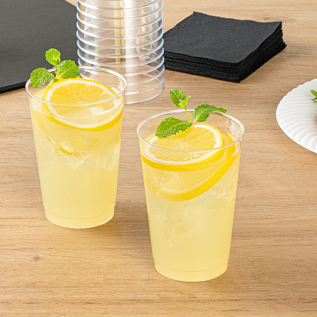 Chef 101 12 oz Clear Plastic Tumbler - 3" x 3" x 4 1/4" - 500 count box