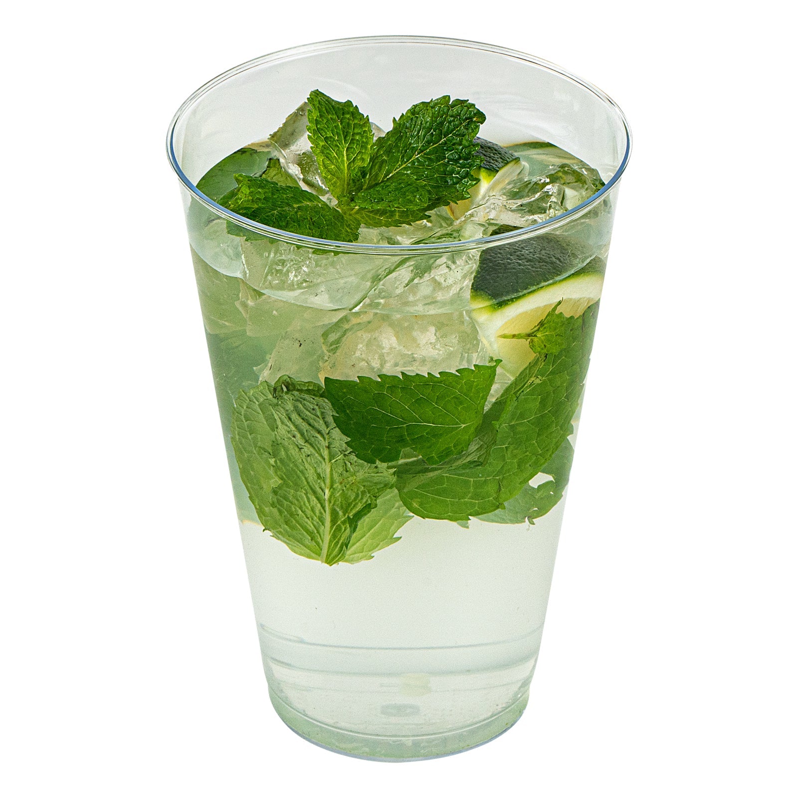 Chef 101 14 oz Clear Plastic Tumbler - 3 1/4" x 3 1/4" x 4 3/4" - 500 count box