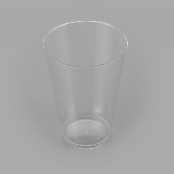 Chef 101 14 oz Clear Plastic Tumbler - 3 1/4" x 3 1/4" x 4 3/4" - 500 count box