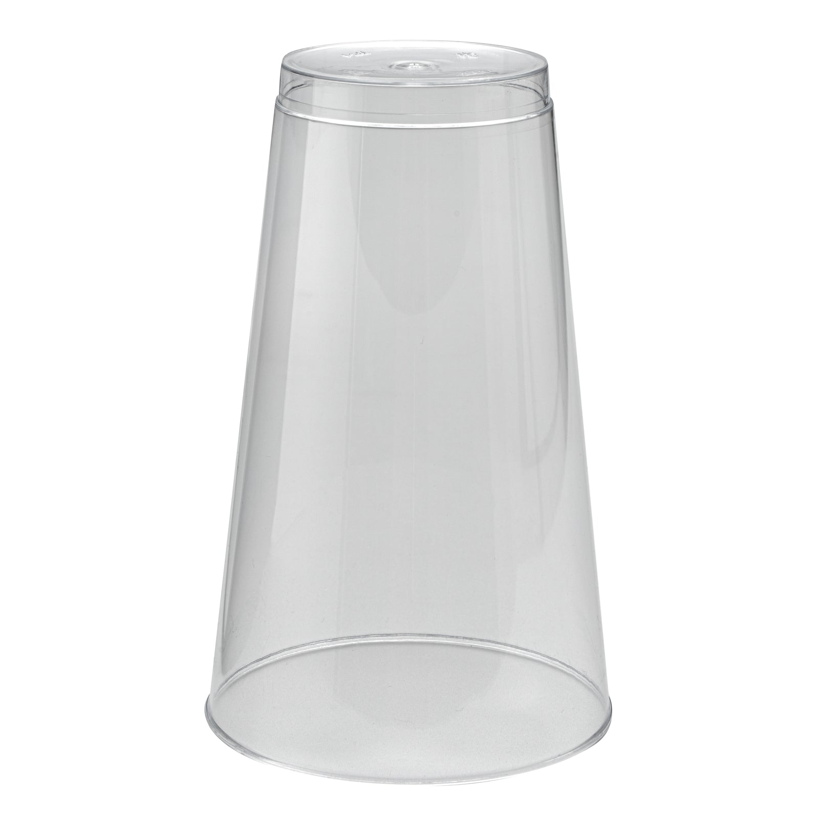 Chef 101 16 oz Clear Plastic Tumbler - 3 1/4" x 3 1/4" x 5 1/4" - 500 count box