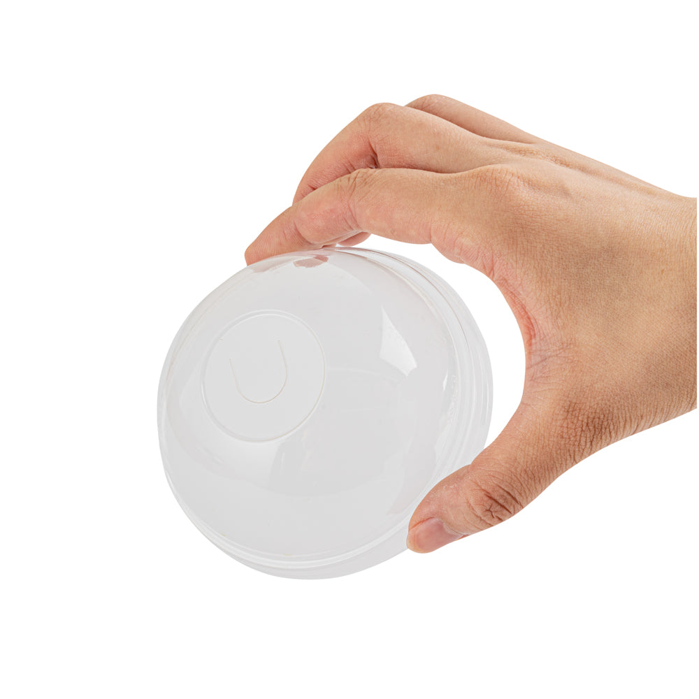 Sustain Clear PLA Plastic Cold Cup Dome Lid - Fits 9, 12, 16, 20 and 22 oz, Compostable - 1000 count box