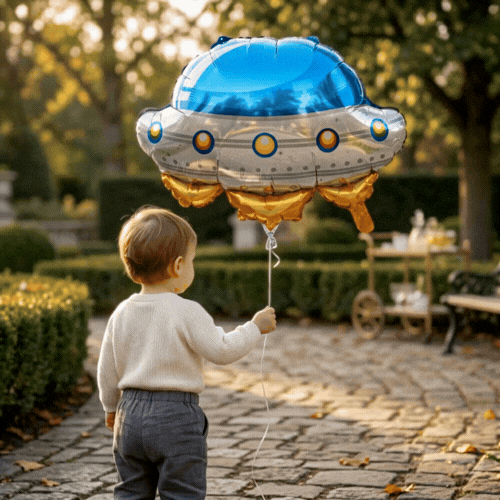 Balloonify Mylar UFO Balloon - 24 3/4" x 20 3/4" - 100 count box
