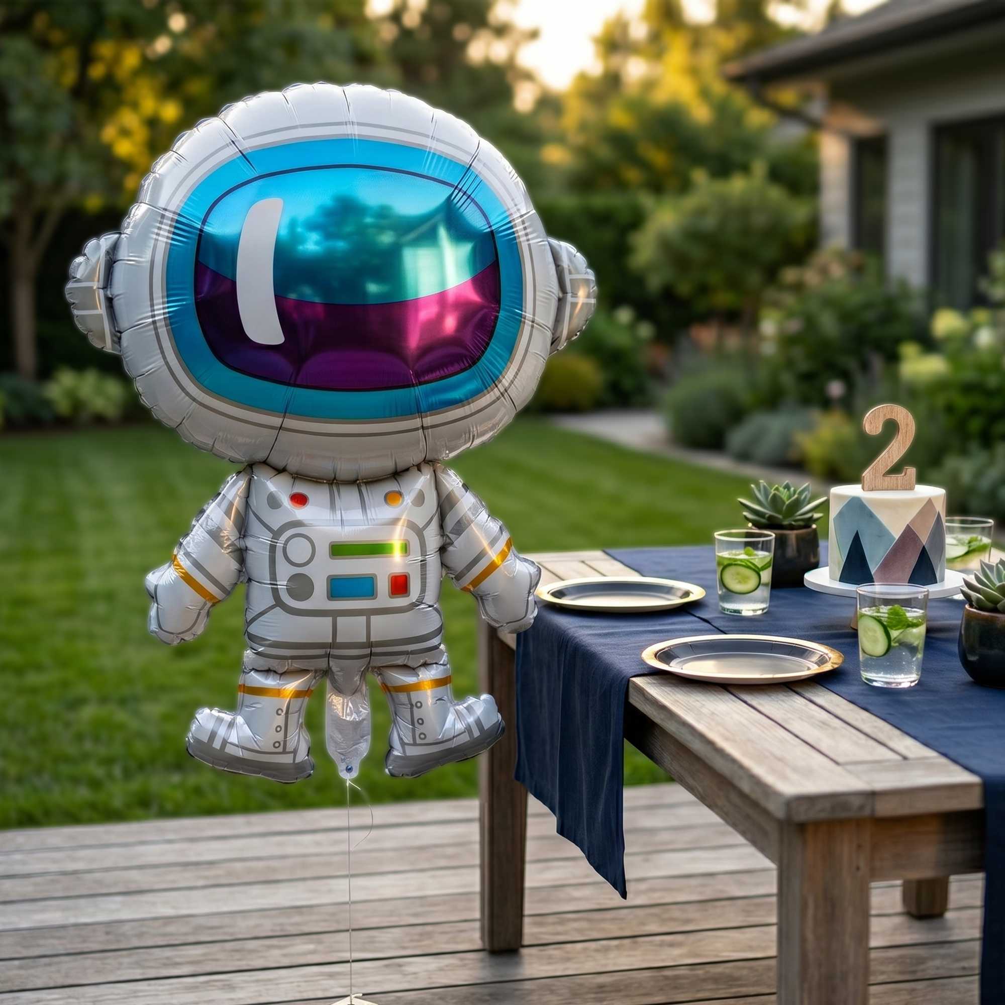 Balloonify Mylar Astronaut Balloon - 30 1/4" x 23" - 1 count box