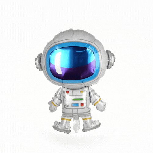 Balloonify Mylar Astronaut Balloon - 30 1/4" x 23" - 100 count box
