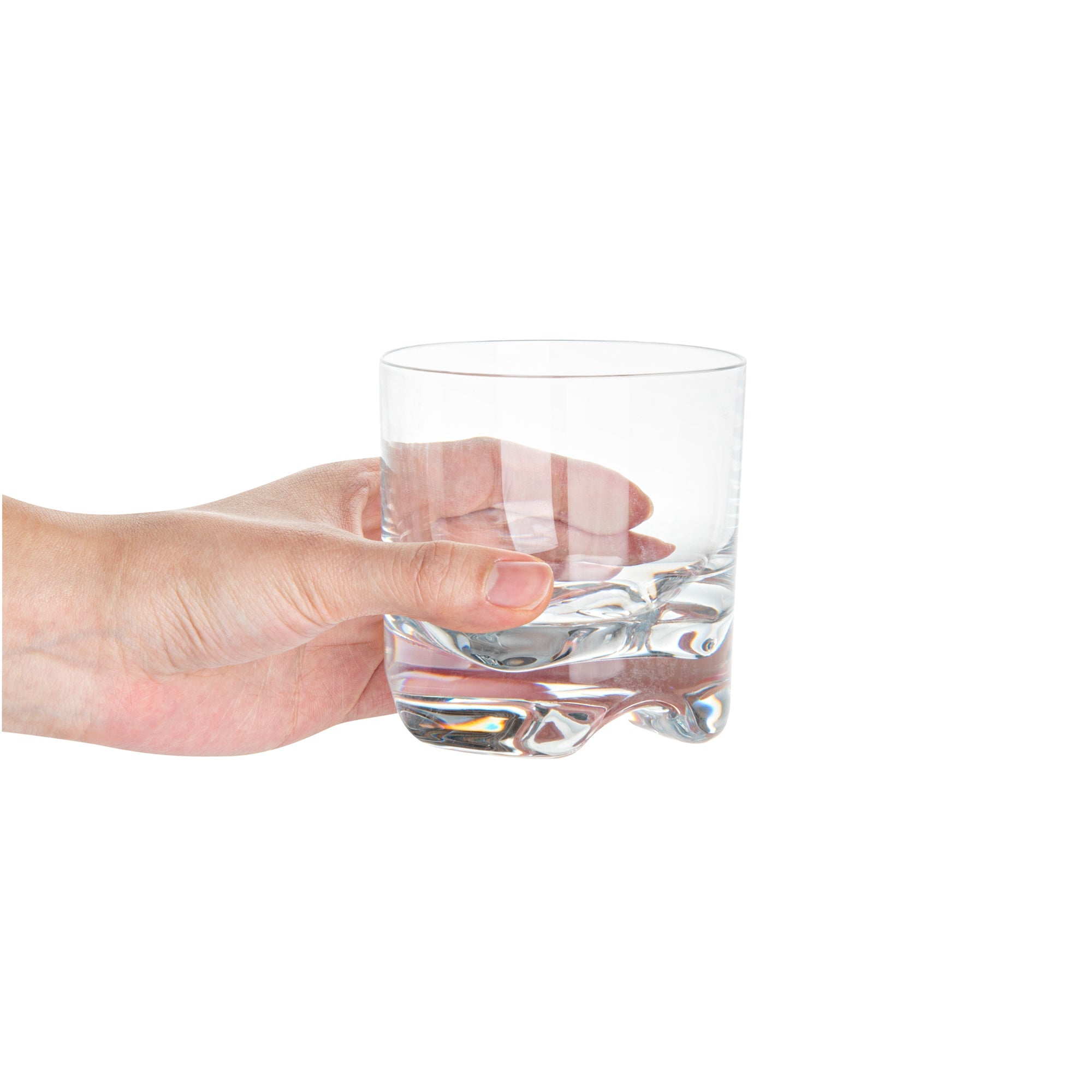 Bev Tek 10 oz Polycarbonate Rocks Glass - 3 1/2" x 3 1/2" x 3 1/2" - 48 count box